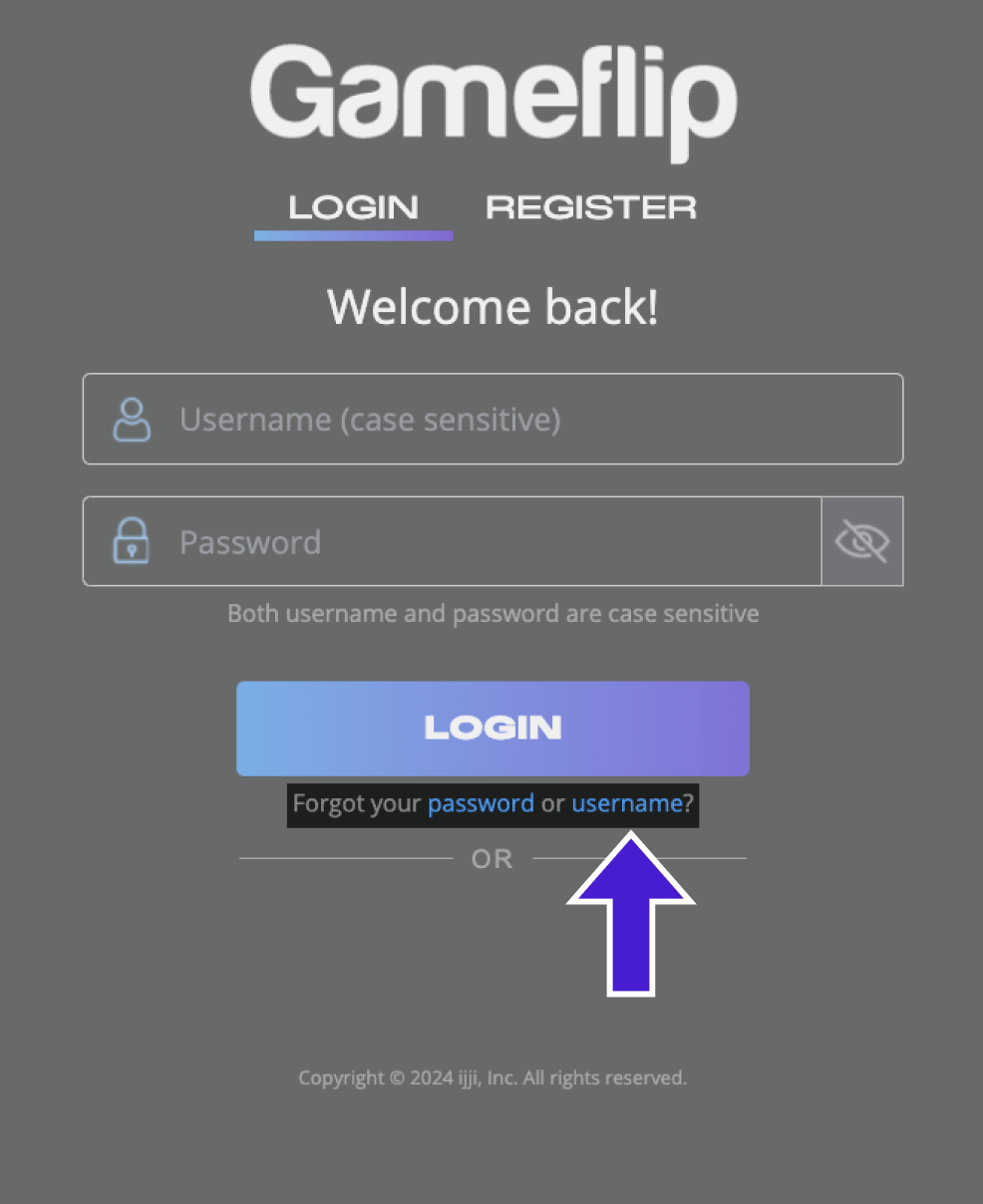 How to I recover my username? Gameflip Help